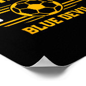 Windsor Blue Devils Voetbal Ll 2025  Poster (Hoek)