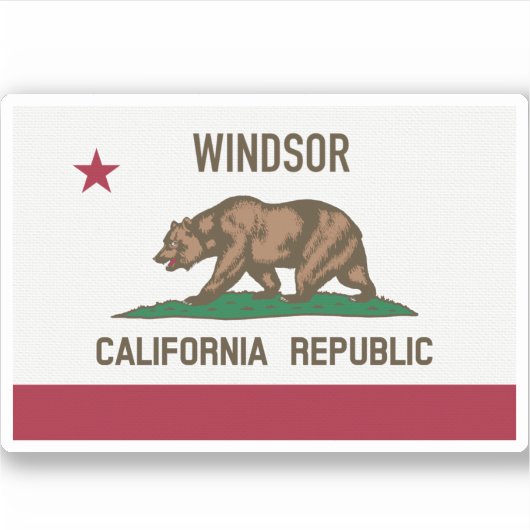Windsor CA Sticker (Voorkant)