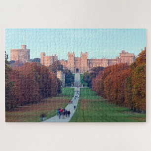 Windsor Castle, bekeken vanuit Long Walk Windsor U Legpuzzel