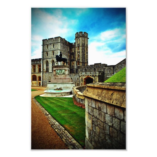 Windsor Castle Berkshire Engeland Foto Afdruk (Voorkant)