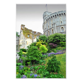 Windsor Castle Berkshire Engeland Foto Afdruk