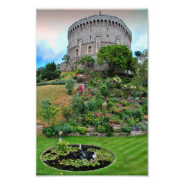 Windsor Castle Berkshire Engeland Foto Afdruk