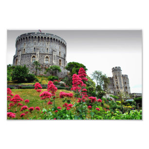 Windsor Castle Berkshire Engeland Foto Afdruk