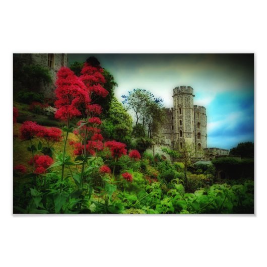 Windsor Castle Berkshire Engeland Foto Afdruk (Voorkant)