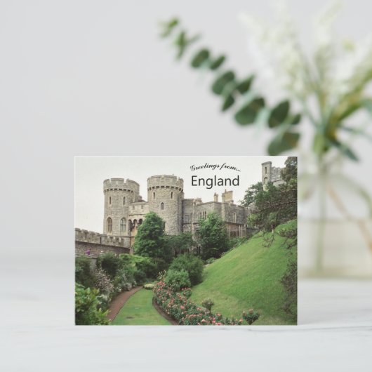 Windsor Castle Berkshire England Briefkaart (Staand voorkant)
