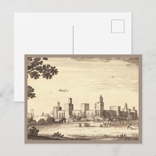 Windsor Castle - Berkshire - Vintage Briefkaart (Voorkant / Achterkant)