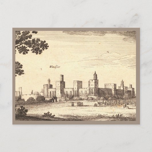Windsor Castle - Berkshire - Vintage Briefkaart (Voorkant)