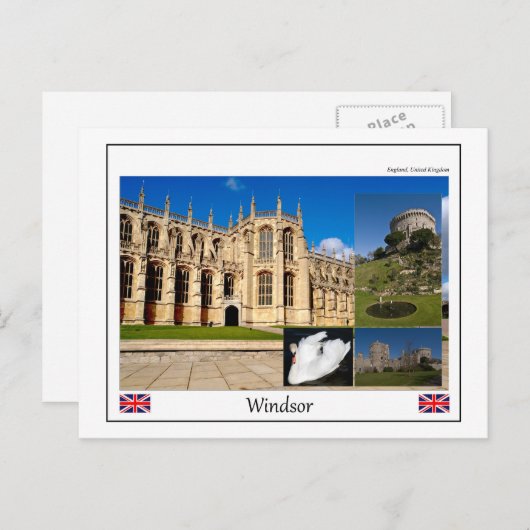 Windsor Castle Briefkaart (Voorkant / Achterkant)