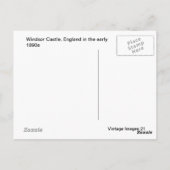 Windsor Castle, Briefkaart van 1891 (Achterkant)