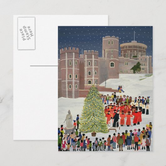 Windsor Castle Carol Concert 1989 Briefkaart (Voorkant / Achterkant)
