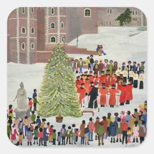 Windsor Castle Carol Concert 1989 Vierkante Sticker