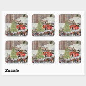 Windsor Castle Carol Concert 1989 Vierkante Sticker (Vel)