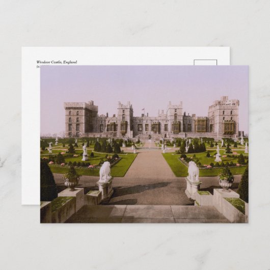 Windsor Castle, Engeland (1900) Briefkaart (Voorkant / Achterkant)