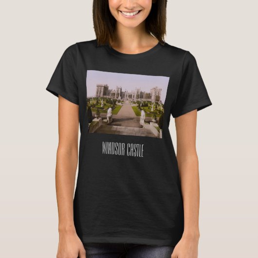 Windsor Castle, Engeland (1900) T-shirt (Voorkant)