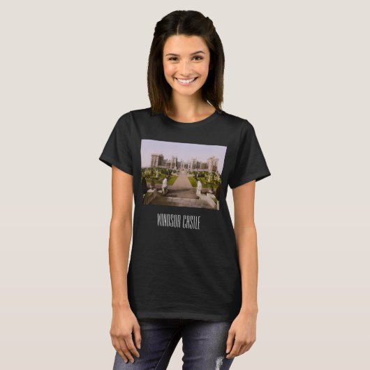 Windsor Castle, Engeland (1900) T-shirt (Voorkant volledig)