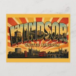 Windsor Castle Engeland Koninklijke Residentie Vin Briefkaart