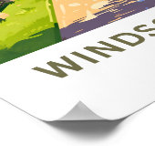 Windsor Castle England Reisprint Poster (Hoek)