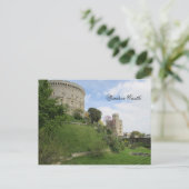 Windsor Castle England Vakantie Briefkaart Reizen (Staand voorkant)