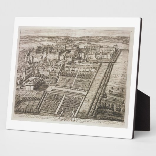 Windsor Castle, gegraveerd door Johannes Kip (c.16 Fotoplaat (Zijkant)