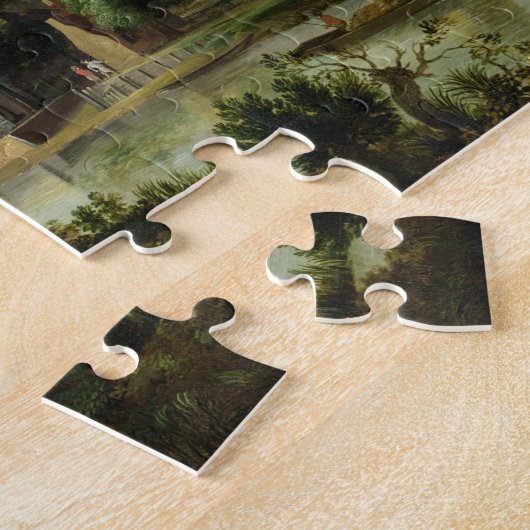 Windsor Castle, gezien vanuit de Thames, c.1700 (o Legpuzzel (Zijkant)