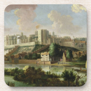 Windsor Castle, gezien vanuit de Thames, c.1700 (o Onderzetter