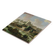 Windsor Castle, gezien vanuit de Thames, c.1700 (o Tegeltje (Zijkant)