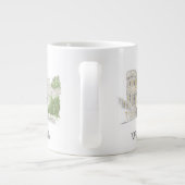 Windsor Castle Iconic Landmark Illustration Grote Koffiekop (Achterkant)