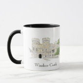 Windsor Castle Iconic Landmark Illustration Mok (Links)