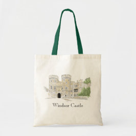 Windsor Castle Iconic Landmark Illustration Tote Bag