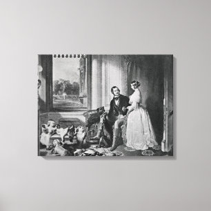 Windsor Castle in de moderne tijd Canvas Afdruk