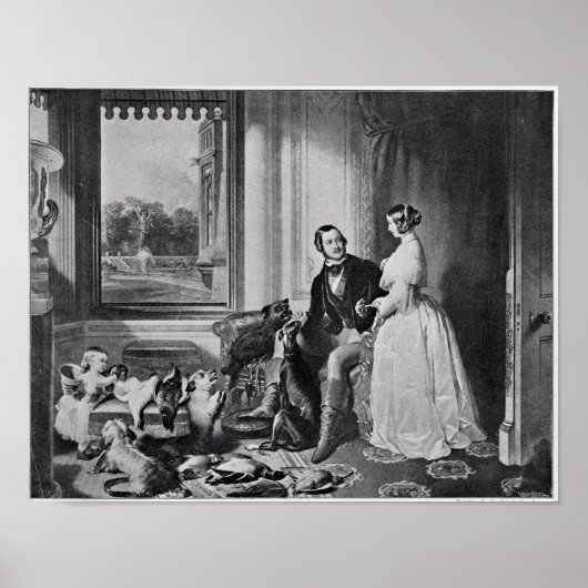 Windsor Castle in de moderne tijd Poster (Voorkant)