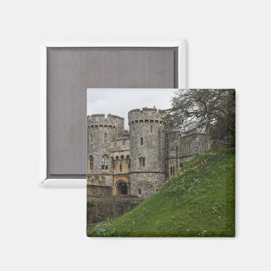 Windsor Castle in Windsor, Engeland Magneet (Voorkant / Achterkant)