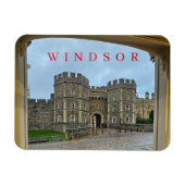 Windsor Castle ingelijst uitzicht koelkastmagneet Magneet (Horizontaal)