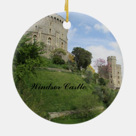 Windsor Castle Keepsake Christmas Tree Ornament (Achterkant)