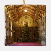 Windsor Castle-kerstboom Keramisch Ornament (Voorkant)