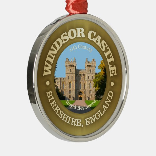 Windsor Castle Metalen Ornament (Rechts)