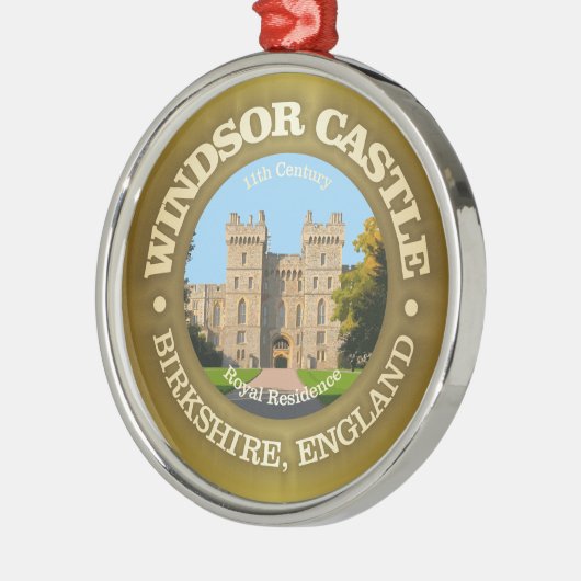 Windsor Castle Metalen Ornament (Links)