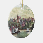 Windsor Castle over de Theems Keramisch Ornament (Rechts)
