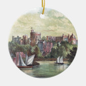 Windsor Castle over de Theems Keramisch Ornament (Voorkant)