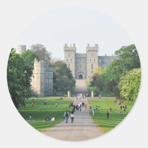 Windsor castle ronde sticker