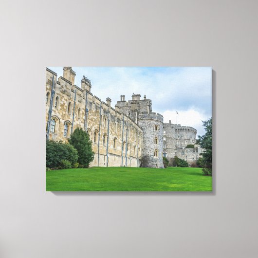 Windsor Castle uitzicht canvas print (Voorkant)