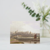 Windsor Castle van de rivier de Meadow op de Theem Briefkaart (Staand voorkant)