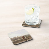 Windsor Castle van de rivier de Meadow op de Theem Drankjes Onderzetter (Rechterzijde)