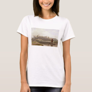 Windsor Castle van de rivier de Meadow op de Theem T-shirt