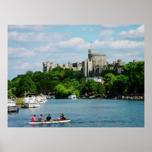 Windsor Castle, van het poster Thames (Voorkant)