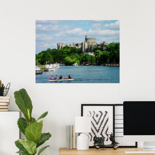 Windsor Castle, van het poster Thames (Thuiskantoor)