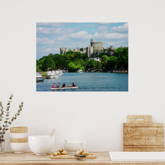 Windsor Castle, van het poster Thames (Keuken)