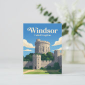 Windsor Castle Verenigd Koninkrijk Briefkaart (Staand voorkant)