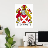 Windsor Family Crest Poster (Thuiskantoor)