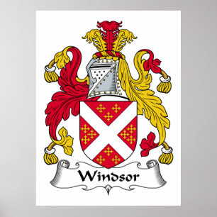 Windsor Family Crest Poster